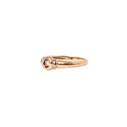 Bague Solitaire GAY FRERES en or jaune, or blanc et diamants - Castafiore