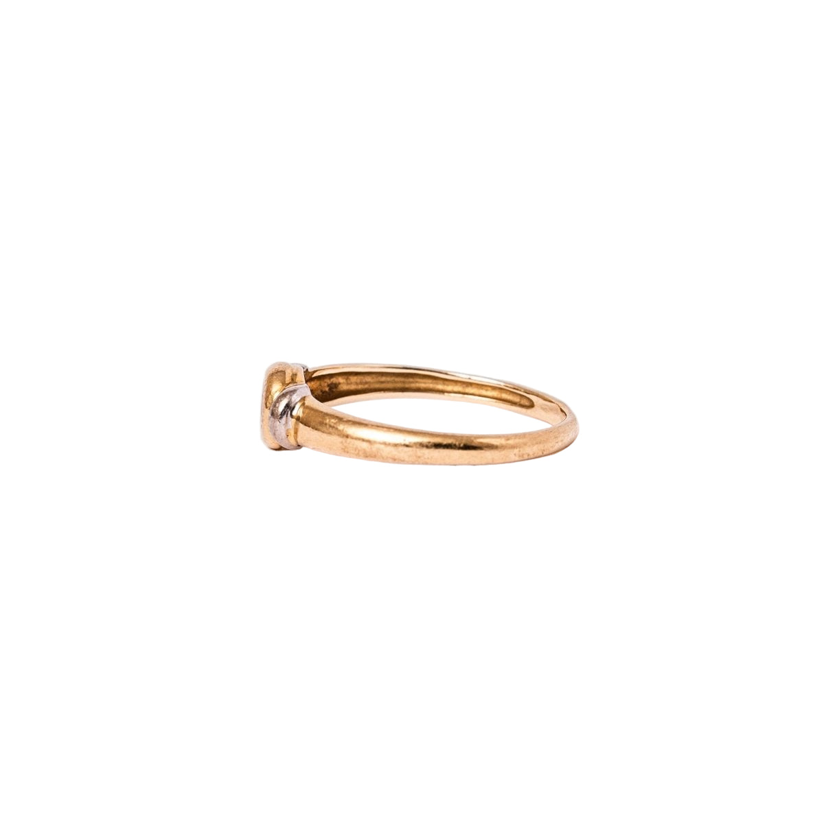 Bague Solitaire GAY FRERES en or jaune, or blanc et diamants - Castafiore