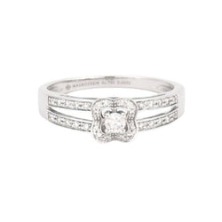 Bague Solitaire MAUBOUSSIN Chance of Love n°1 en or blanc et diamants
