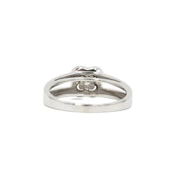Bague Solitaire MAUBOUSSIN "Chance of Love n°2" en or blanc et diamants - Castafiore
