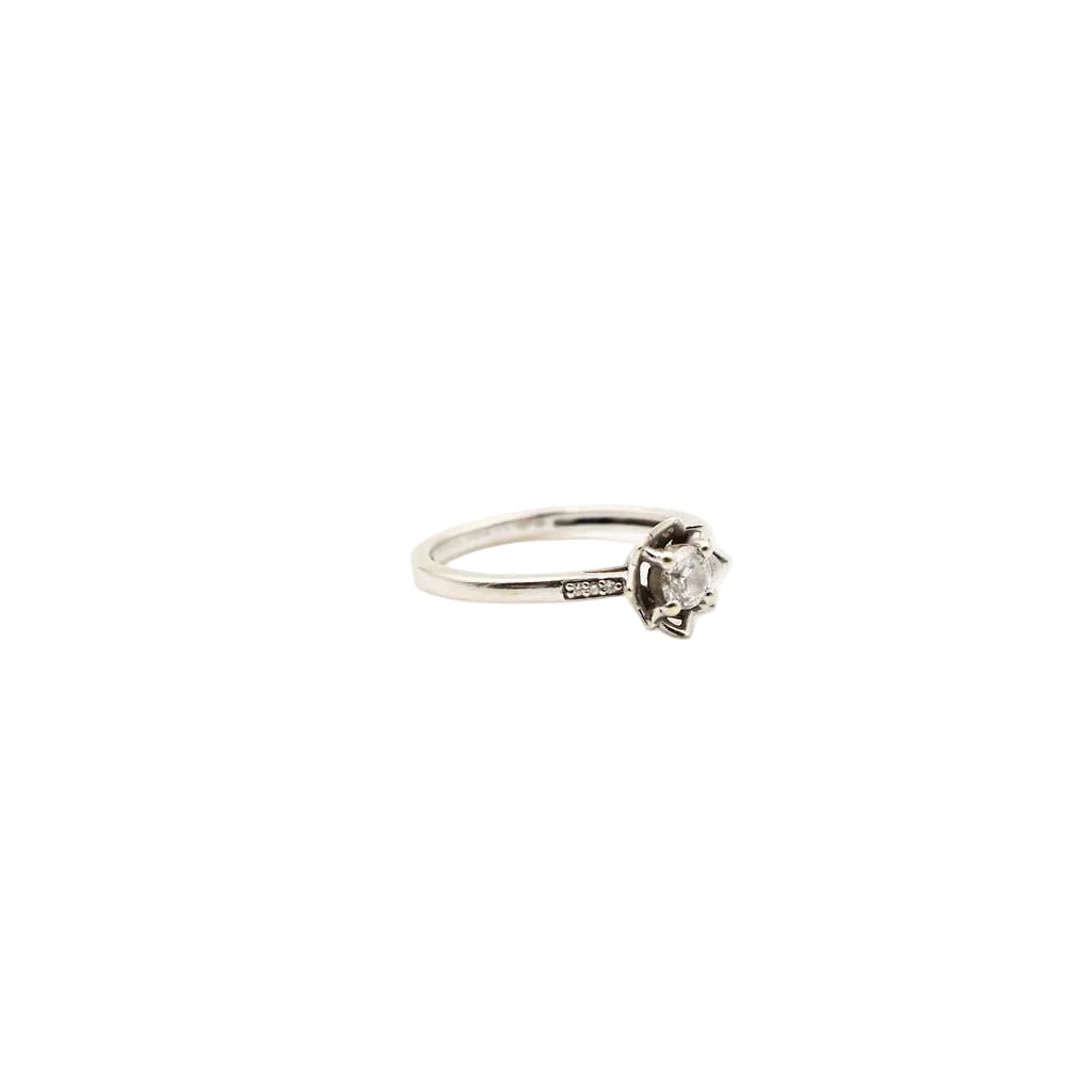 Bague Solitaire MAUBOUSSIN "Ma Reine d'Amour 3" en or blanc et diamants - Castafiore