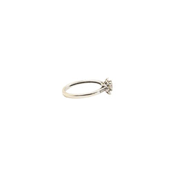 Bague Solitaire MAUBOUSSIN "Ma Reine d'Amour 3" en or blanc et diamants - Castafiore