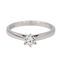 Bague Solitaire MAUBOUSSIN "Six de Toi" en or blanc et diamant - Castafiore