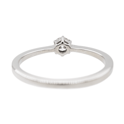 Bague Solitaire Or blanc Diamant - Castafiore