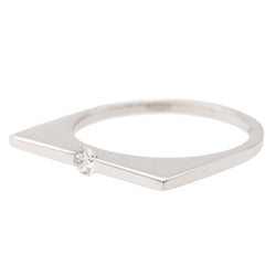 Bague Solitaire Or blanc Diamant - Castafiore
