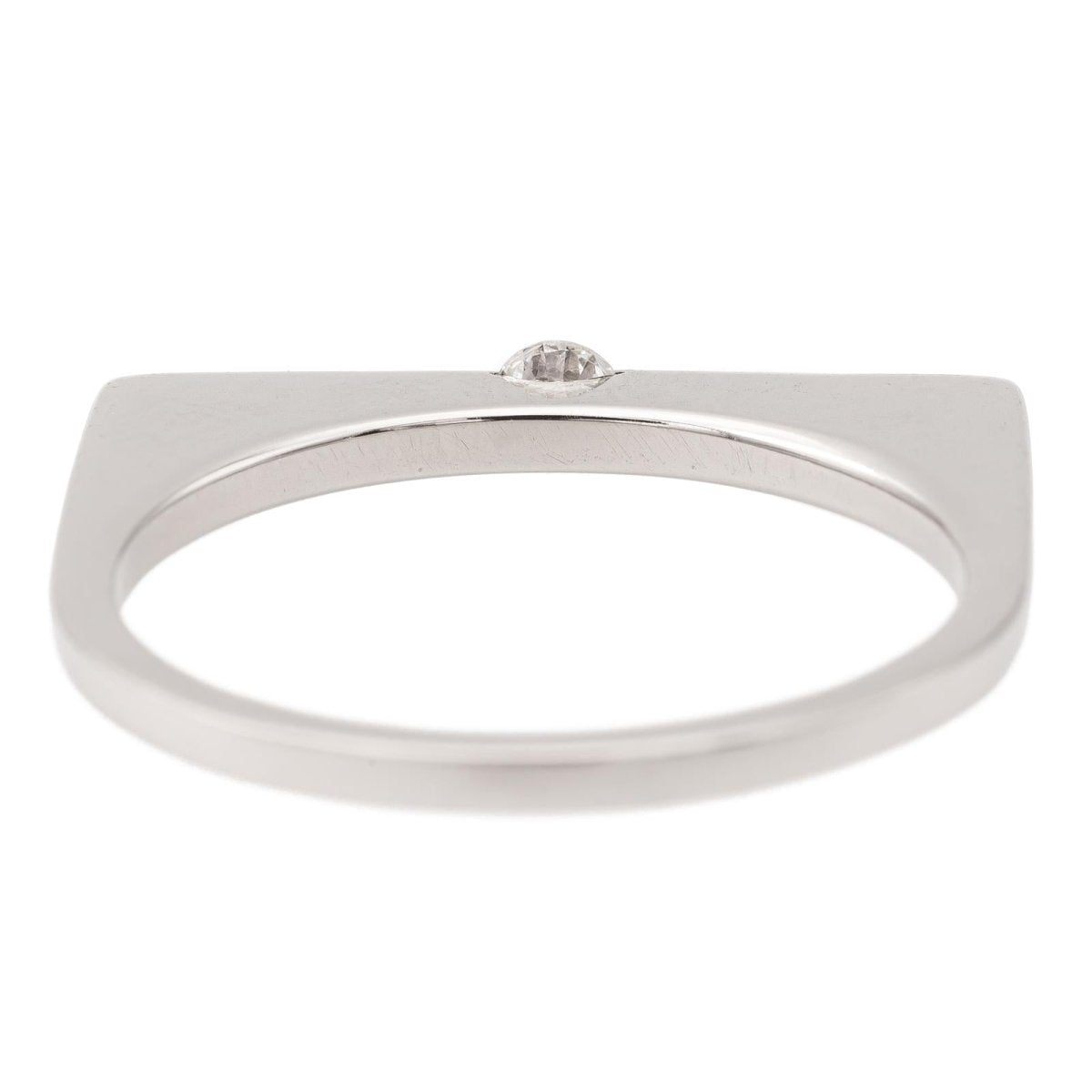 Bague Solitaire Or blanc Diamant - Castafiore