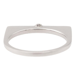 Bague Solitaire Or blanc Diamant - Castafiore