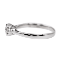 Bague Solitaire Or blanc Diamant - Castafiore