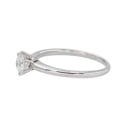 Bague Solitaire Or blanc Diamant - Castafiore