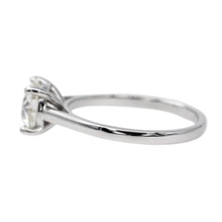 Bague Solitaire Or blanc Diamant - Castafiore