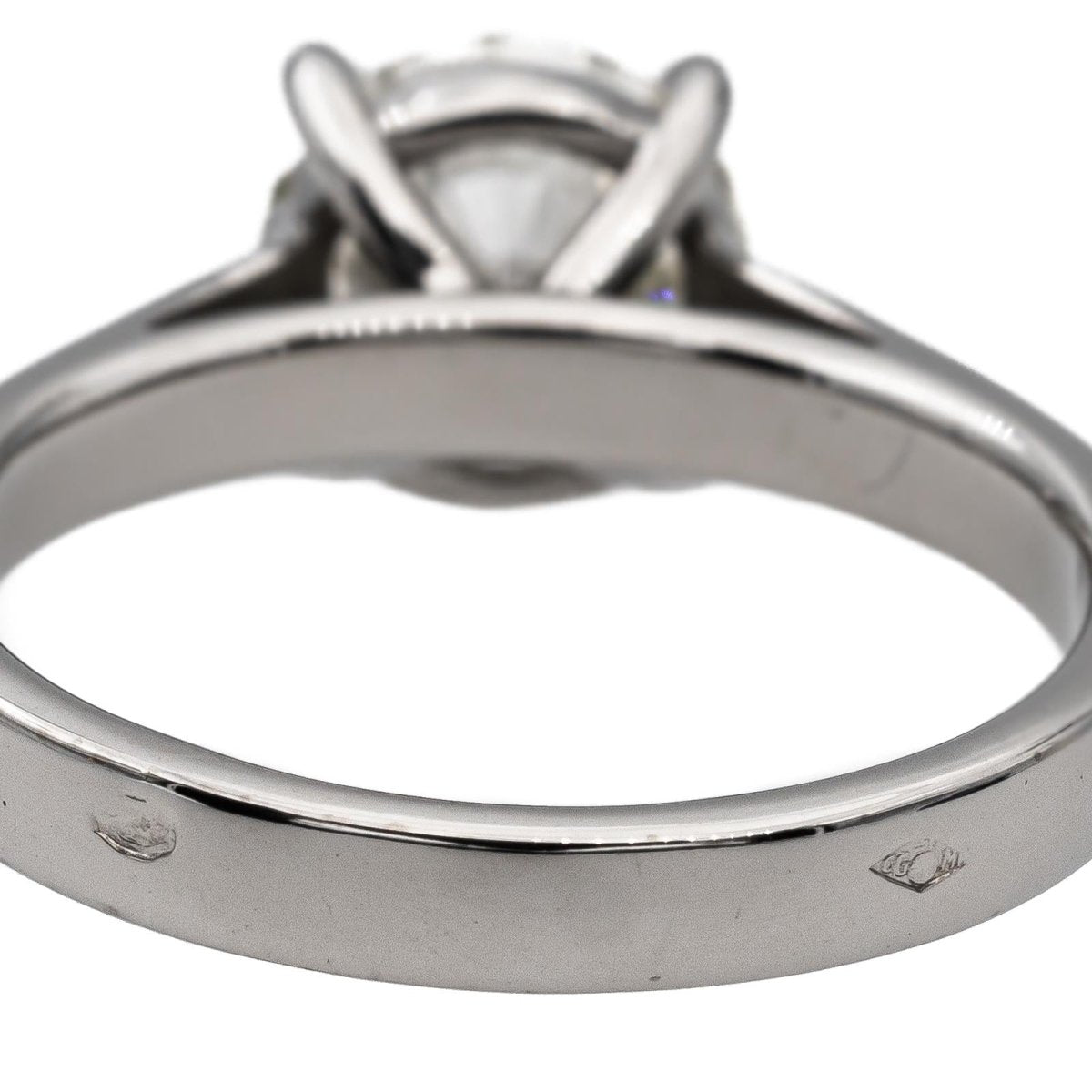 Bague Solitaire Or blanc Diamant - Castafiore