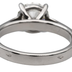 Bague Solitaire Or blanc Diamant - Castafiore