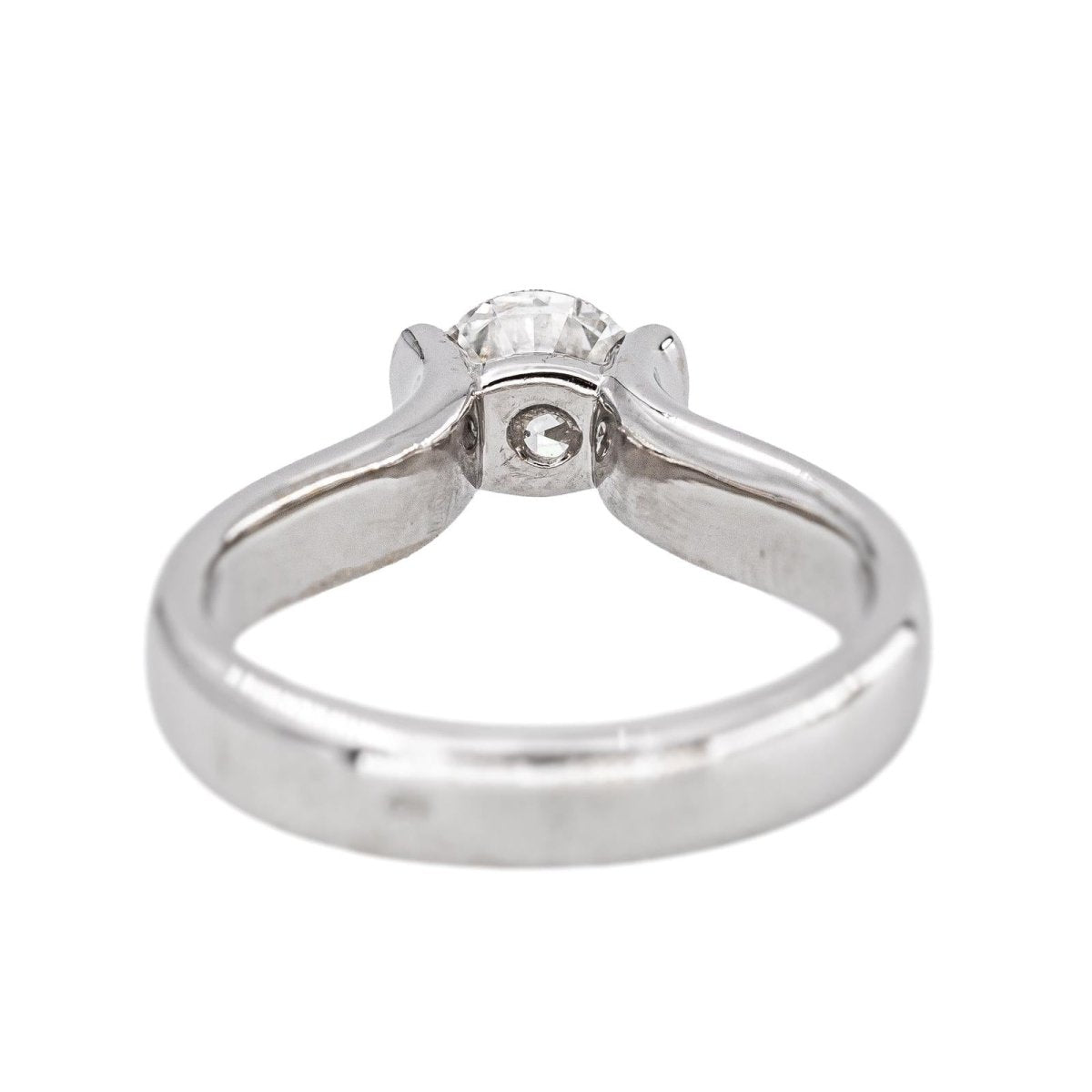 Bague Solitaire Or blanc Diamant - Castafiore