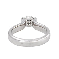 Bague Solitaire Or blanc Diamant - Castafiore