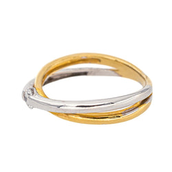 Bague Solitaire Or jaune Diamant - Castafiore