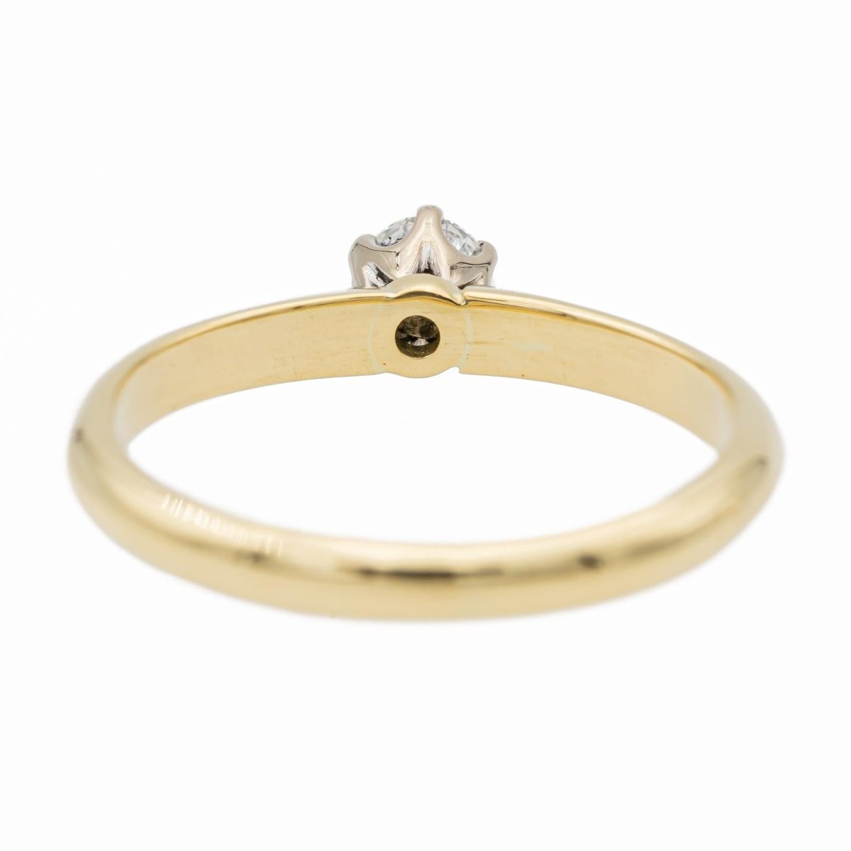 Bague Solitaire Or jaune Diamant - Castafiore