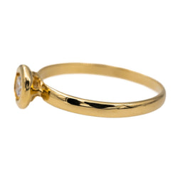 Bague Solitaire Or jaune Diamant - Castafiore