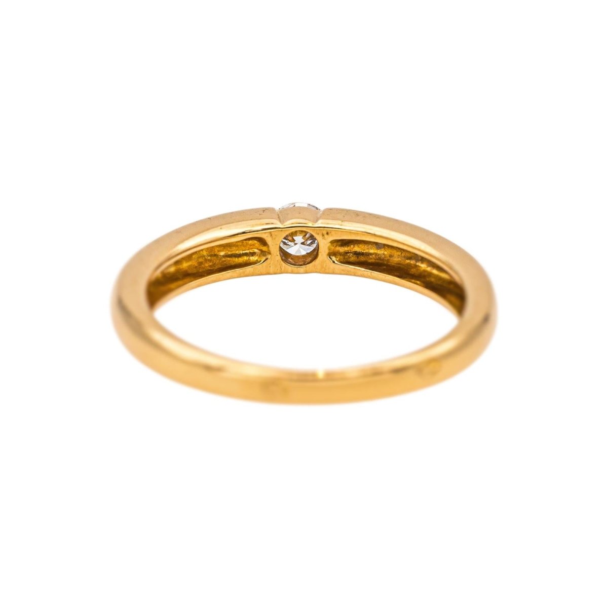 Bague Solitaire Or jaune Diamant - Castafiore