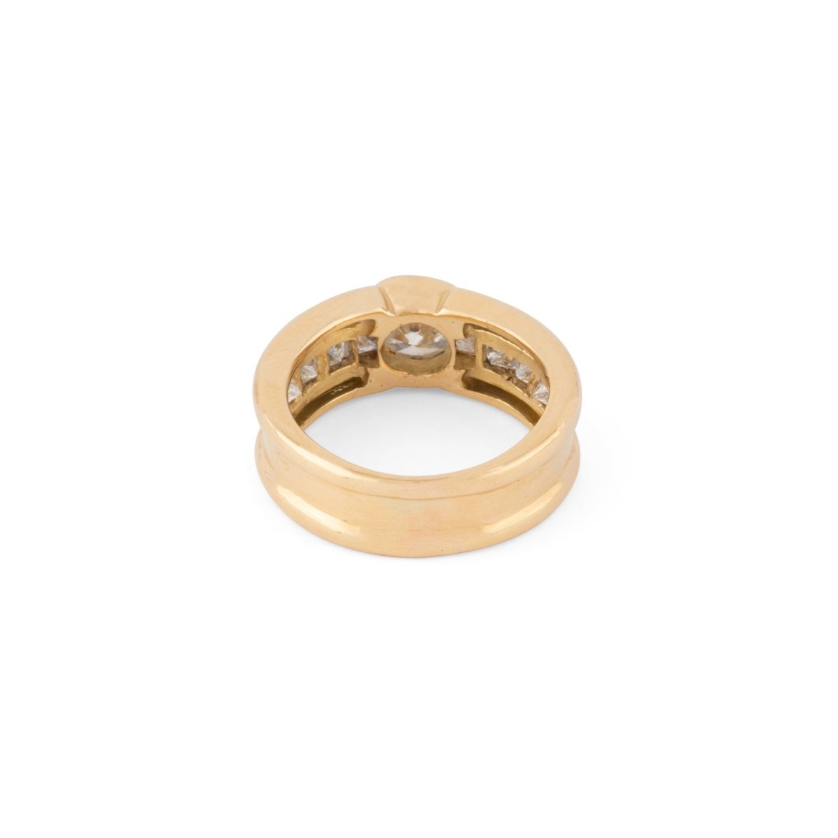 Bague solitaire ornée d'un diamant taille brillant d'environ 1,21 cts - Castafiore