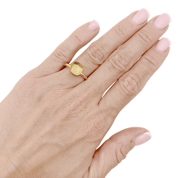 Bague Solitaire POMELLATO "Nudo" en or blanc, or rose et quartz - Castafiore