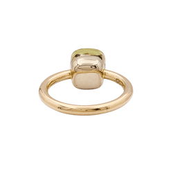 Bague Solitaire POMELLATO "Nudo" en or blanc, or rose et quartz - Castafiore
