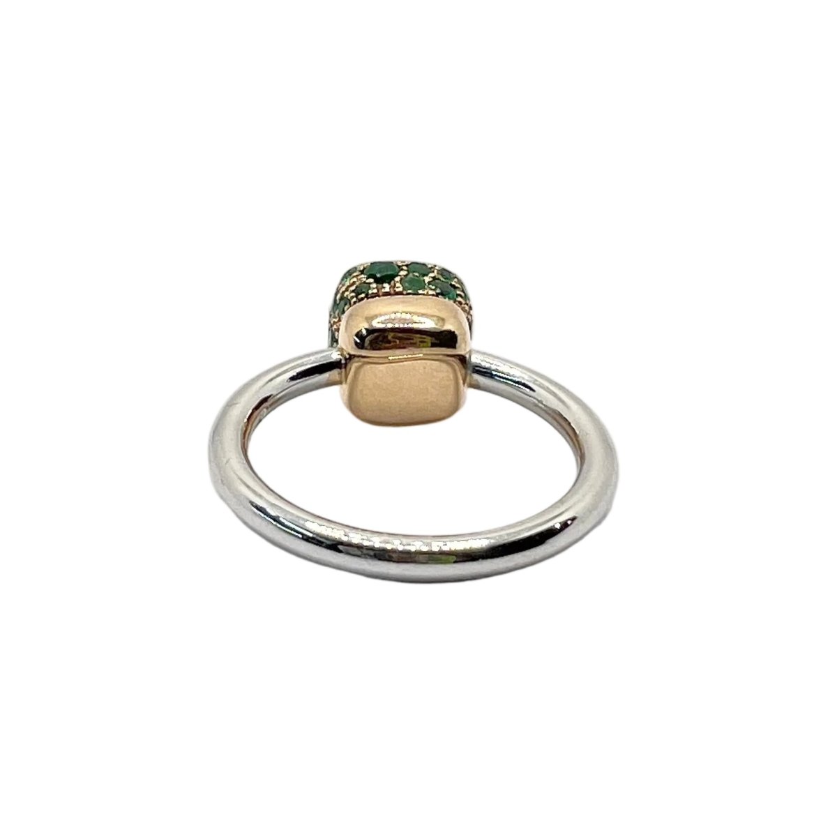 Bague Solitaire POMELLATO "Nudo" en or jaune et saphirs - Castafiore