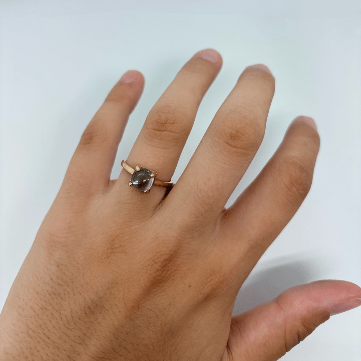 Bague Solitaire TIFFANY & CO. "Paloma Picasso" en or jaune et topaze - Castafiore