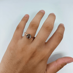 Bague Solitaire TIFFANY & CO. "Paloma Picasso" en or jaune et topaze - Castafiore