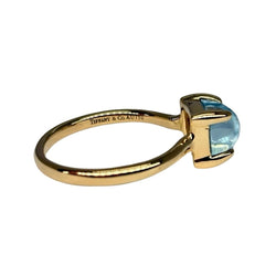 Bague Solitaire TIFFANY & CO. "Paloma Picasso" en or jaune et topaze - Castafiore