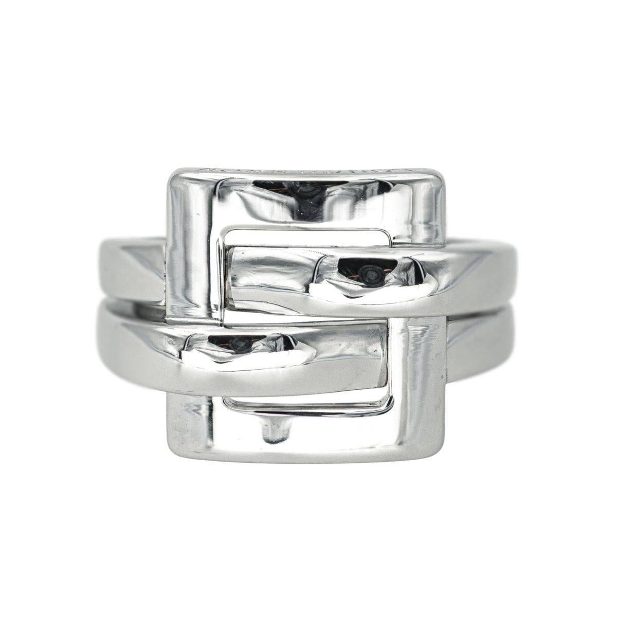 Bague Tank BOUCHERON "Déchaînée" en or blanc - Castafiore