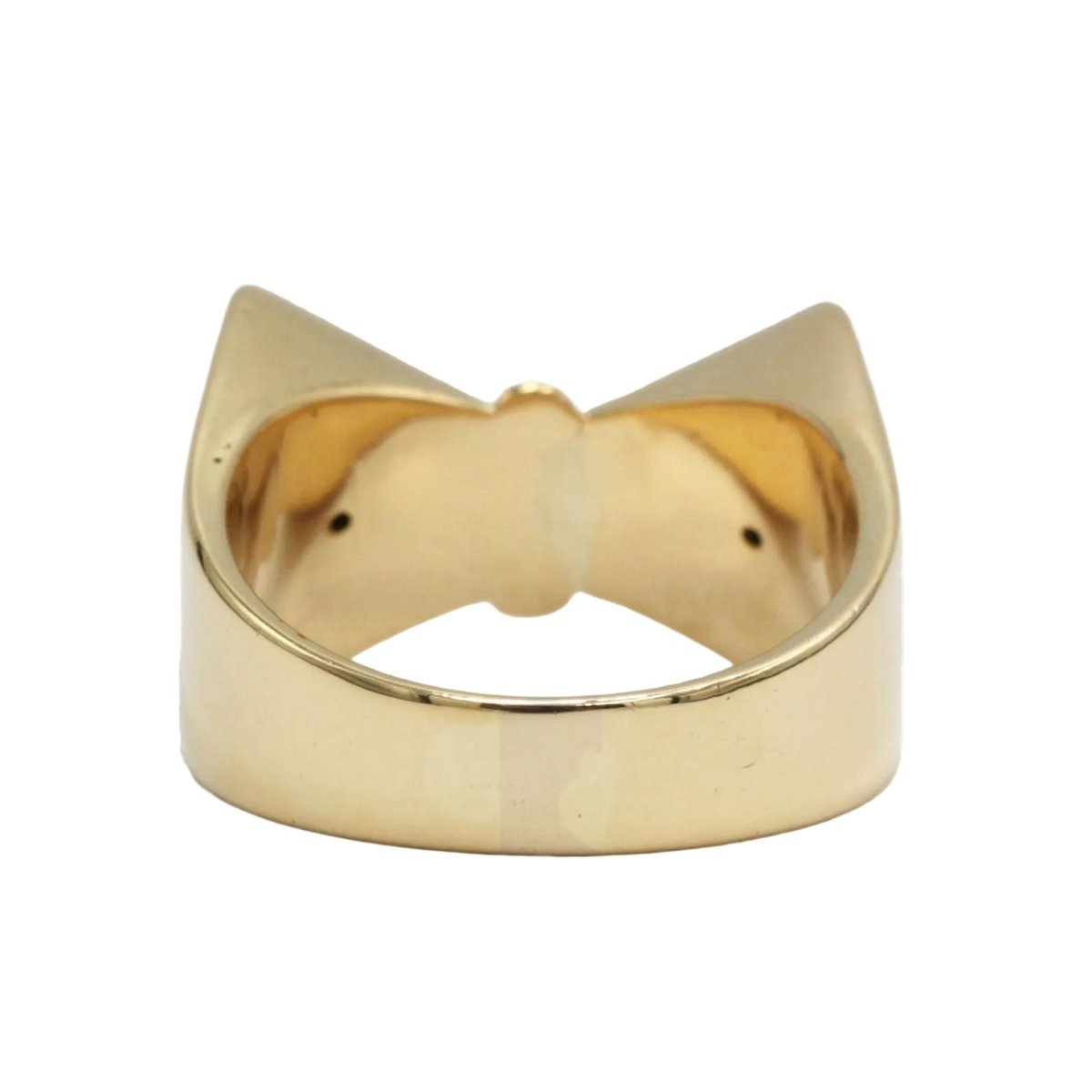 Bague Tank en or jaune - Castafiore