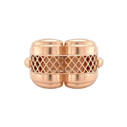 Bague Tank en or rose - Castafiore