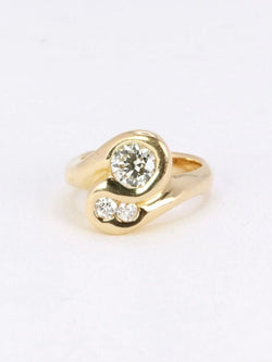 Bague toi et moi diamants 1 ct - Castafiore