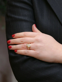 Bague toi et moi diamants 1 ct - Castafiore