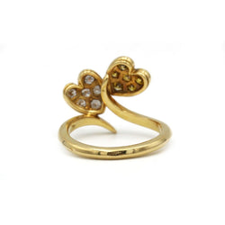 Bague Toi et Moi en or et diamants - Castafiore