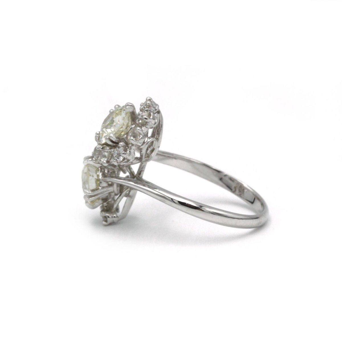 Bague Toi et Moi - Or, platine et diamants - Castafiore
