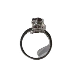 Bague Toi et Moi tourbillons XIXe Grenats Diamants Platine - Castafiore