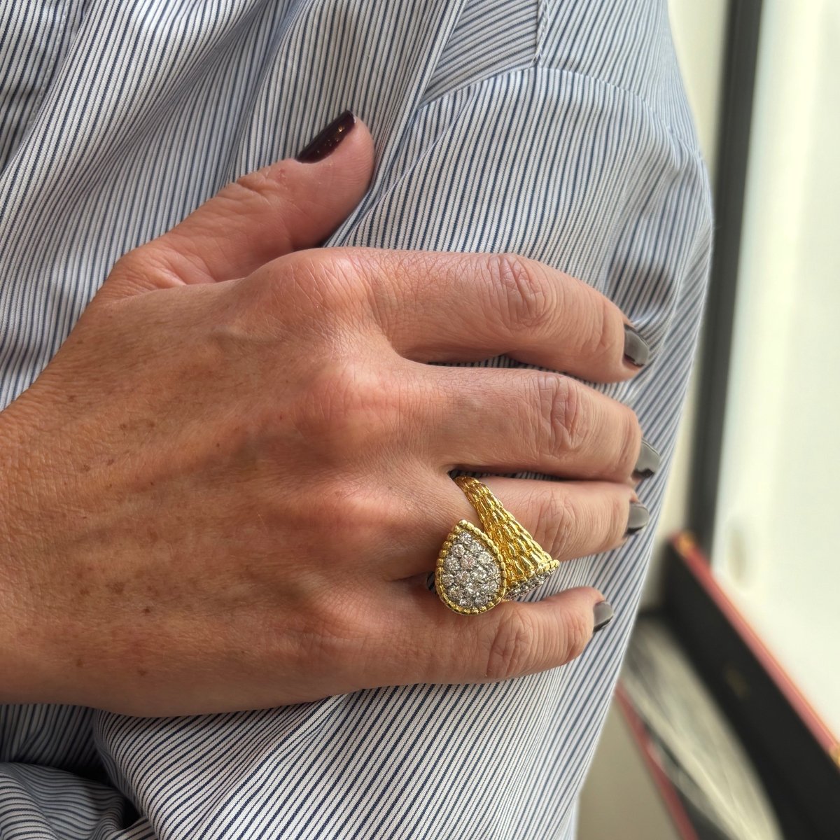 Bague Toi & Moi BOUCHERON "Serpent Bohème" en or jaune et diamants - Castafiore