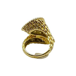 Bague Toi & Moi BOUCHERON "Serpent Bohème" en or jaune et diamants - Castafiore