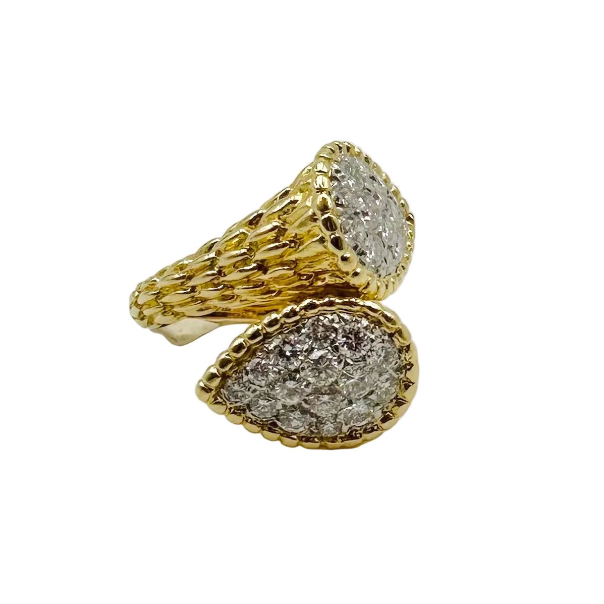 Bague Toi & Moi BOUCHERON "Serpent Bohème" en or jaune et diamants - Castafiore