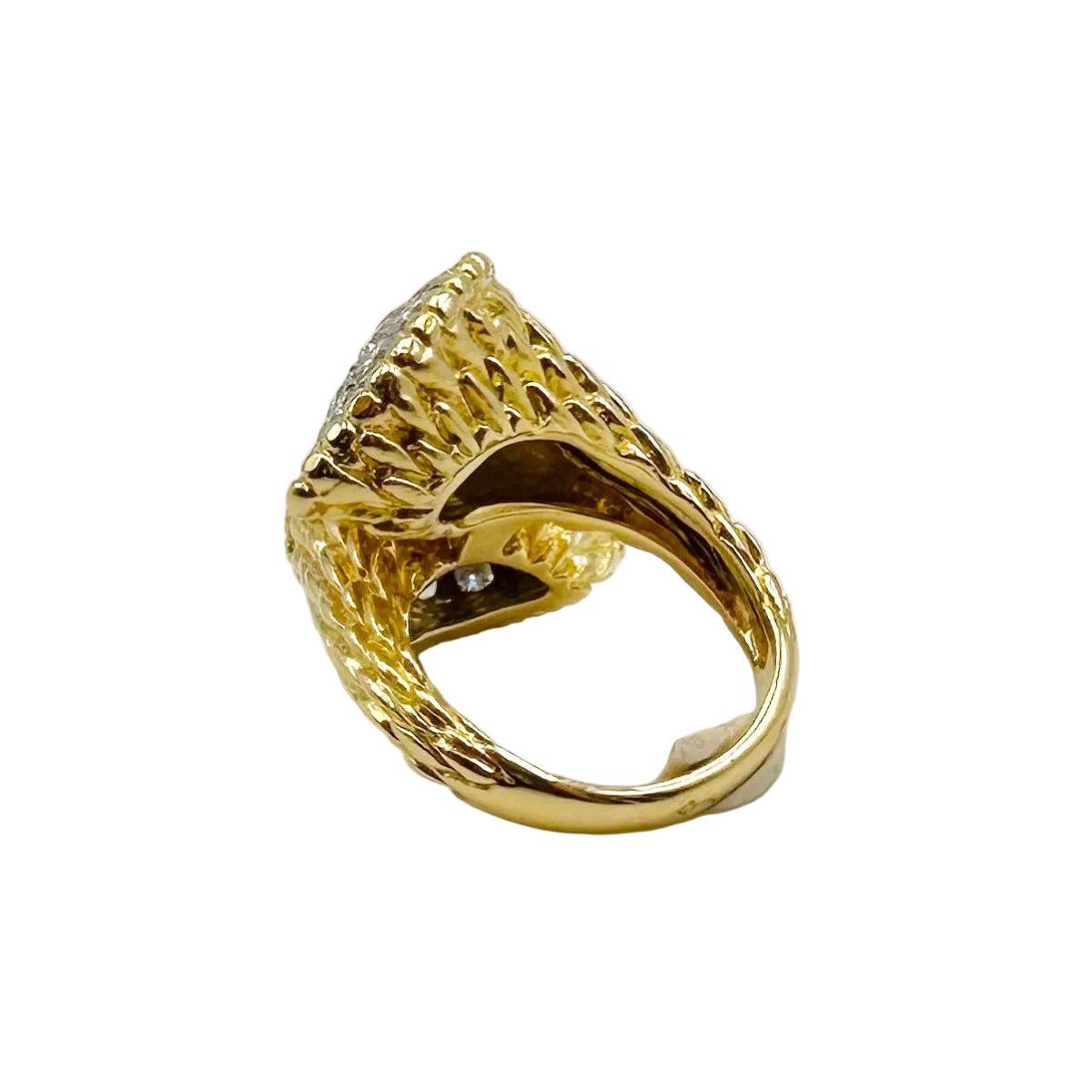 Bague Toi & Moi BOUCHERON "Serpent Bohème" en or jaune et diamants - Castafiore