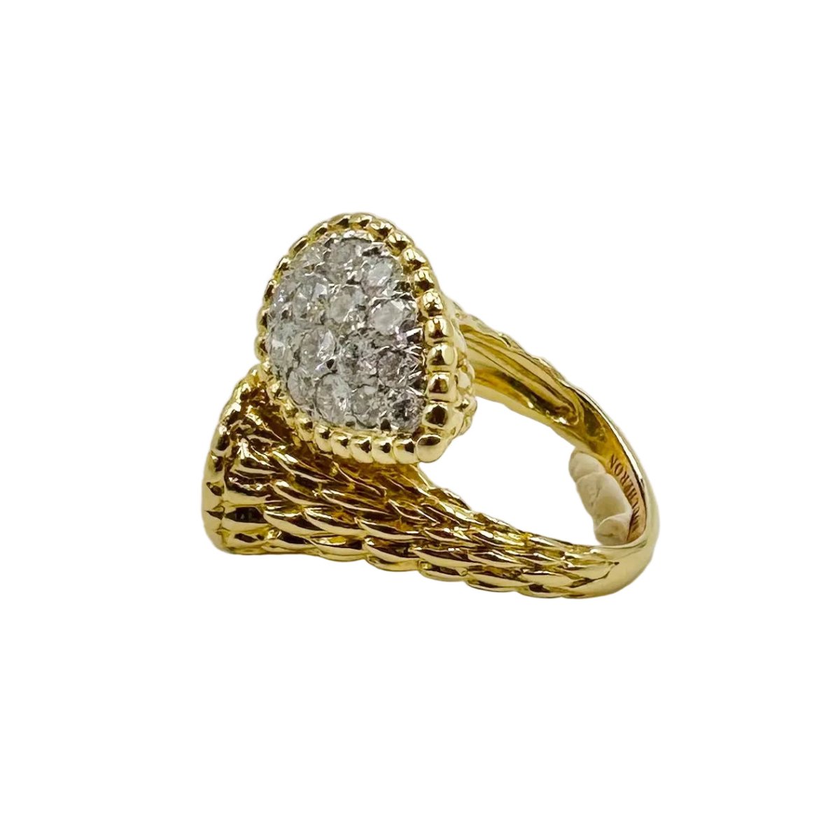 Bague Toi & Moi BOUCHERON "Serpent Bohème" en or jaune et diamants - Castafiore