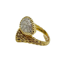 Bague Toi & Moi BOUCHERON "Serpent Bohème" en or jaune et diamants - Castafiore