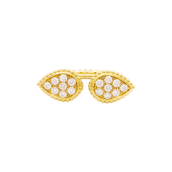 Bague Toi & Moi BOUCHERON "Serpent Bohème Motif S" en or jaune et diamants - Castafiore