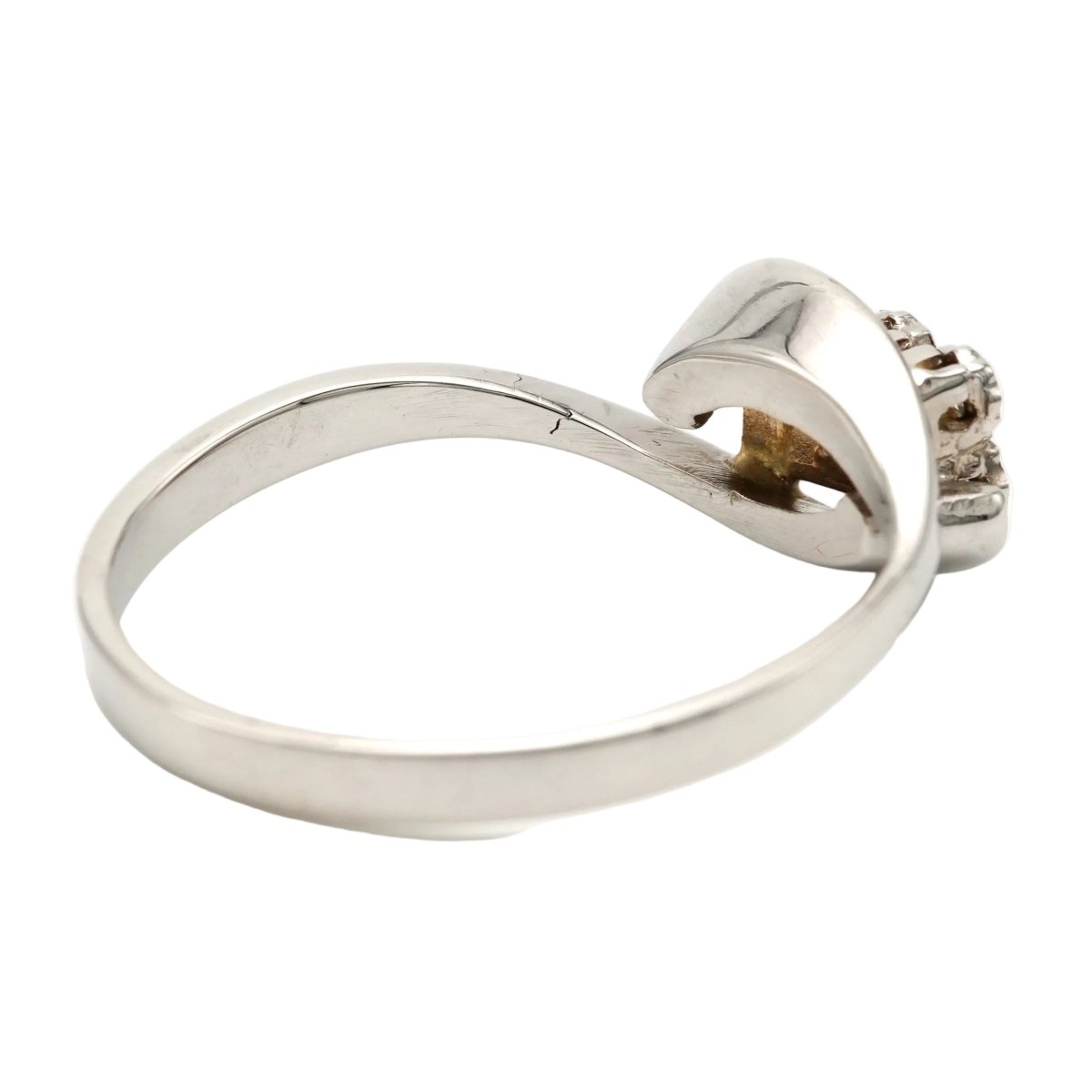 Bague Toi & Moi en or blanc et diamants - Castafiore