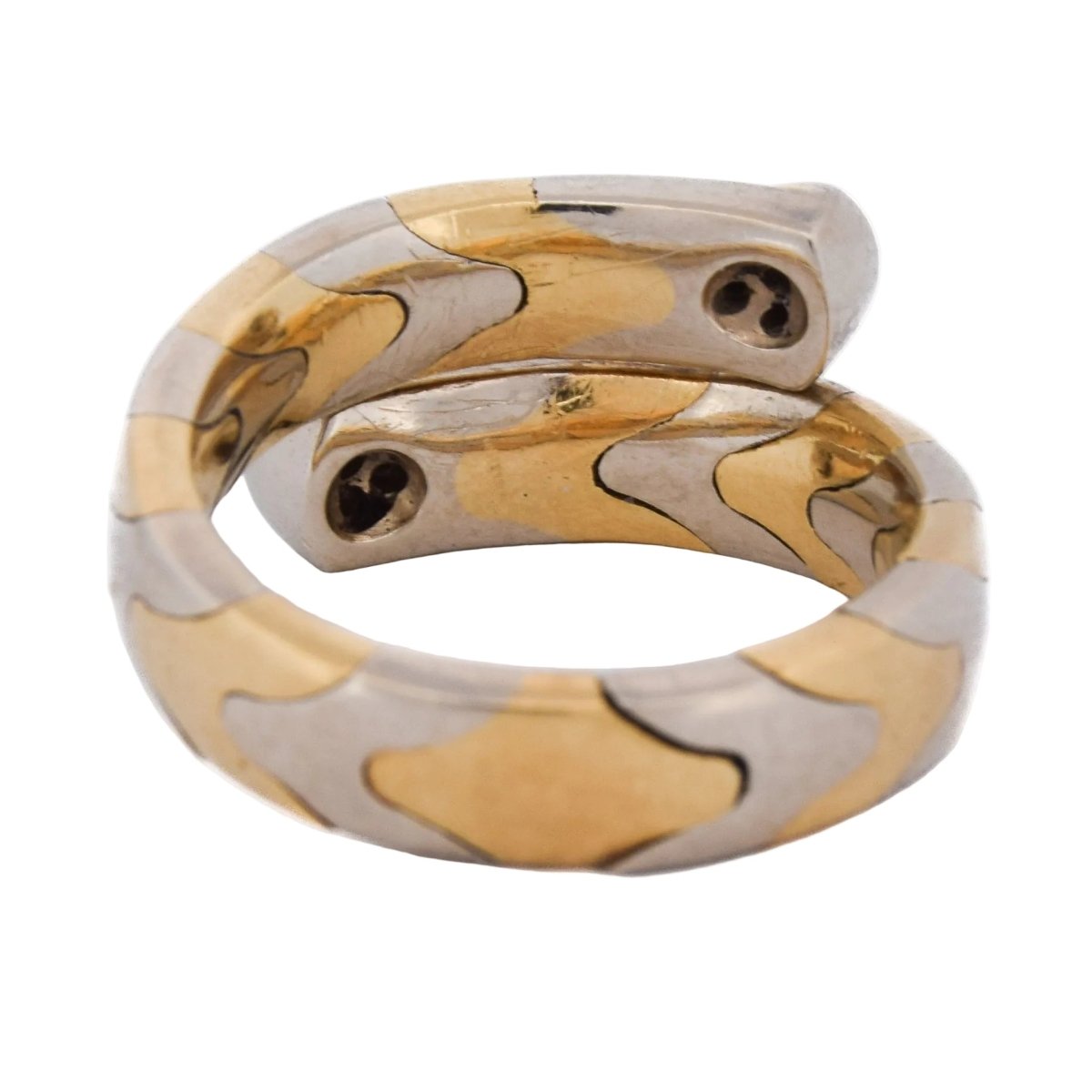Bague Toi & Moi en or blanc, or jaune et diamants - Castafiore