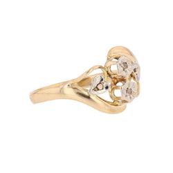 Bague Toi & Moi en or blanc, or jaune et diamants - Castafiore