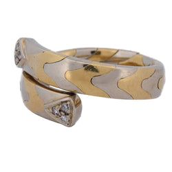 Bague Toi & Moi en or blanc, or jaune et diamants - Castafiore