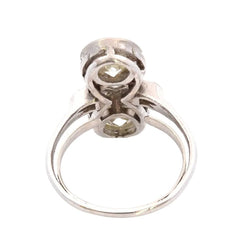 Bague Toi & Moi en platine et diamants - Castafiore