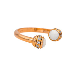 Bague Toi & Moi PIAGET "Possession" en or rose, calcédoines et diamants - Castafiore